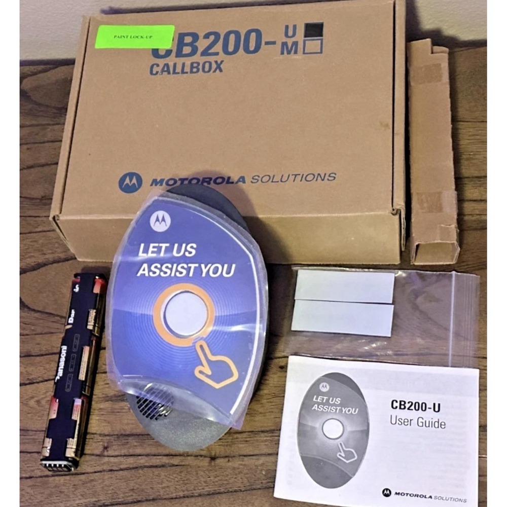 Motorola CBU200U Callbox Analog Store Business Help Button Isle Employee Assist